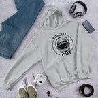 Spaced Out Unisex Hooded Sweatshirt — Grey