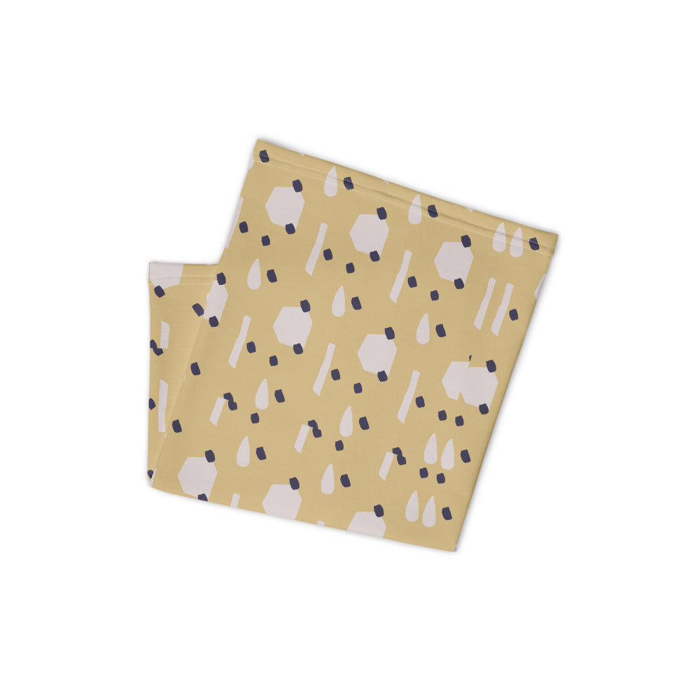 Splash & Dots Neck Gaiter #Mint-Yellow