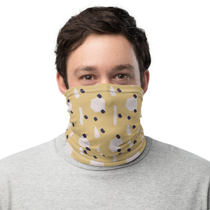 Splash & Dots Neck Gaiter #Mint-Yellow