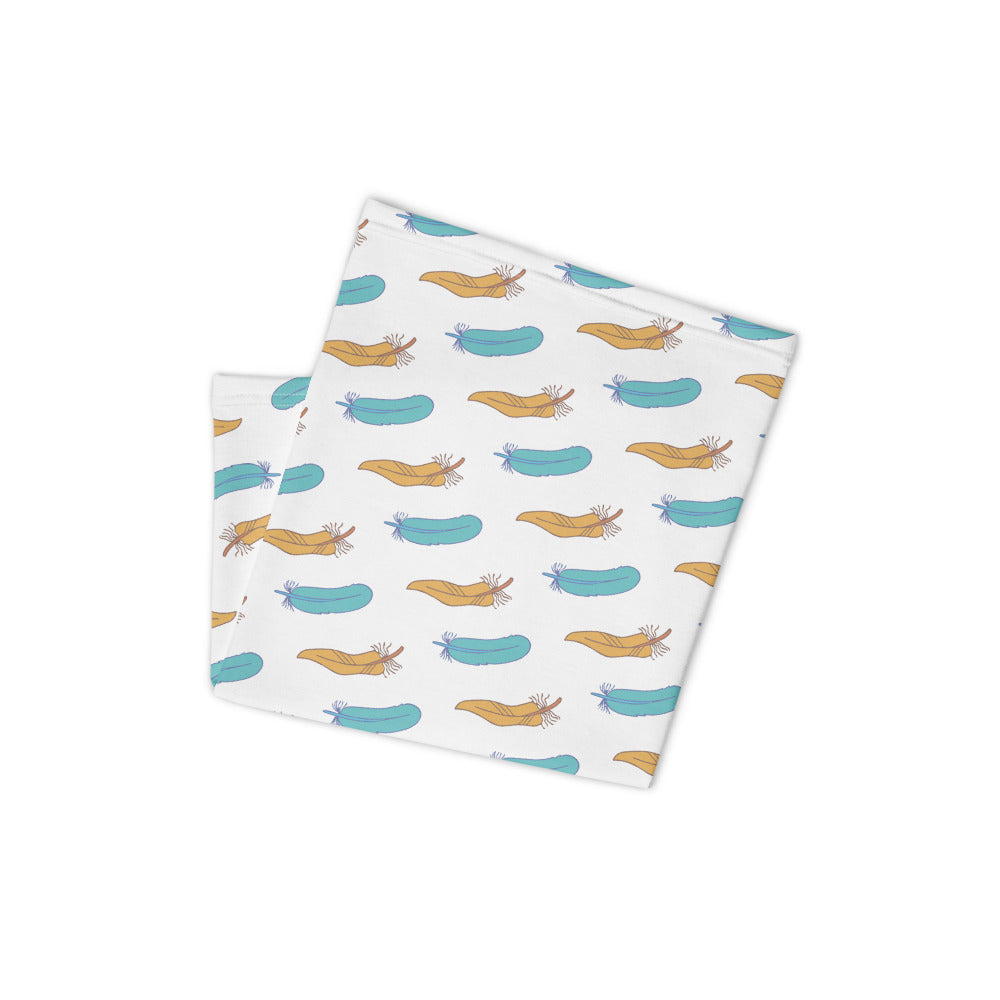 Colorful Feathers Neck Gaiter
