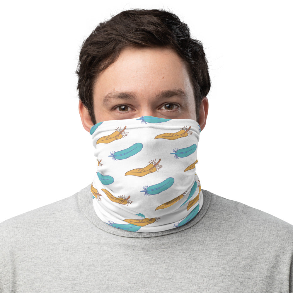 Colorful Feathers Neck Gaiter