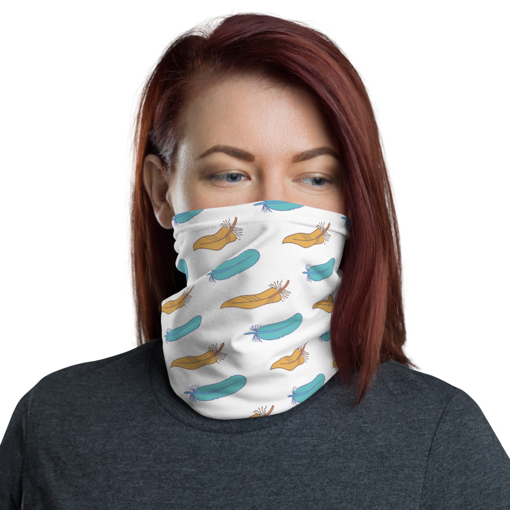 Colorful Feathers Neck Gaiter