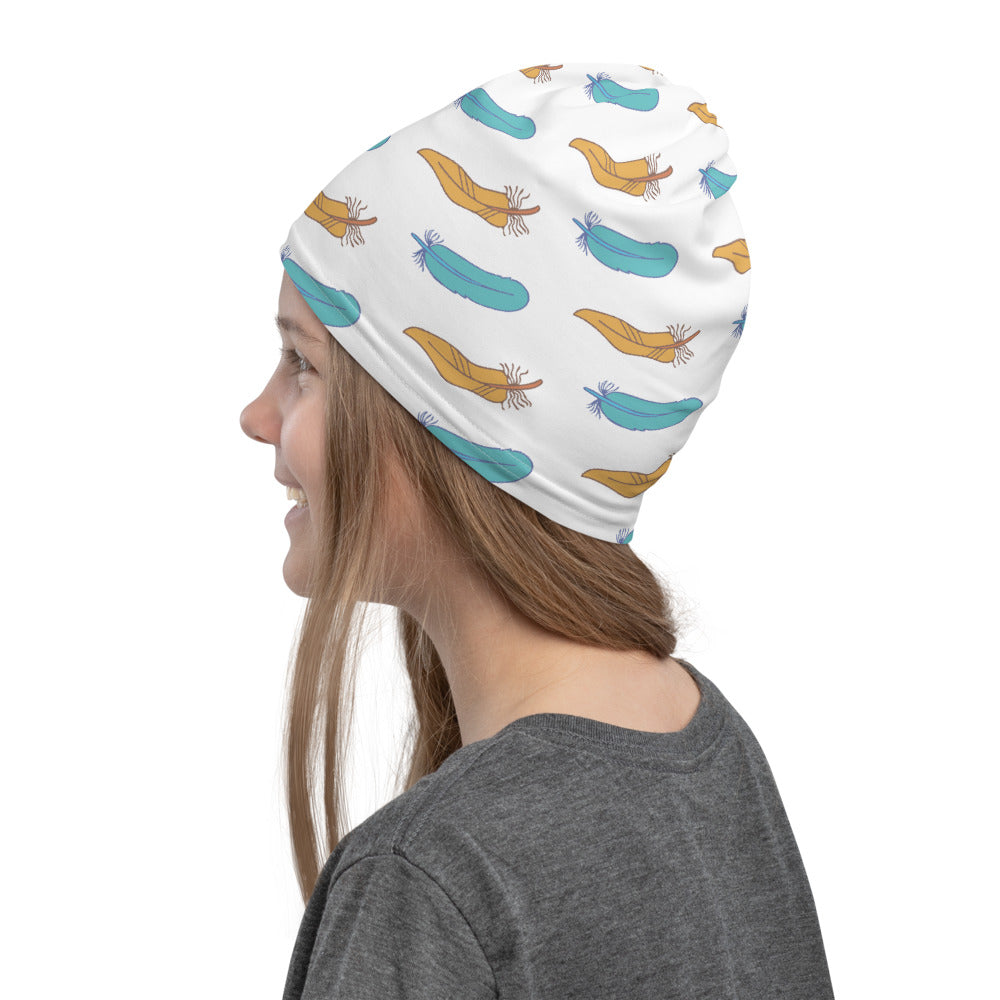 Colorful Feathers Neck Gaiter