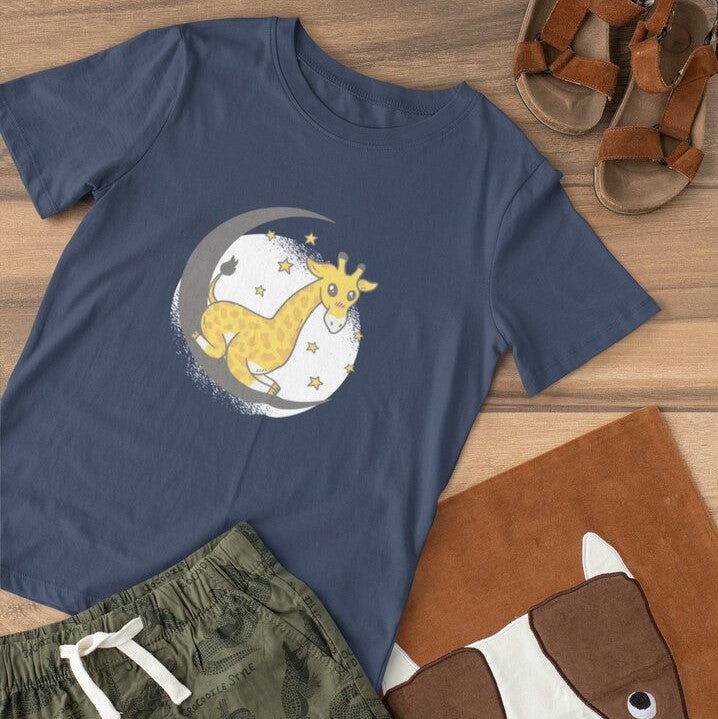 Cute Giraffe Toddler's T-Shirt — 1 (3)