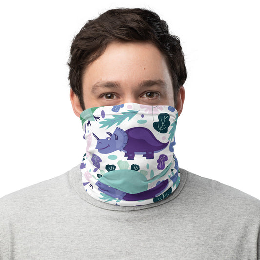 Dino Pattern Neck Gaiter