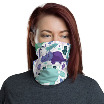 Dino Pattern Neck Gaiter