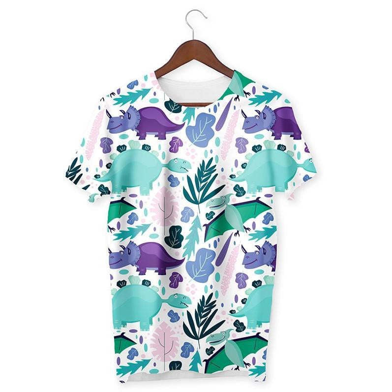 Dino Pattern T-Shirt