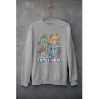 Dungeons & Dinosaurs Unisex Sweatshirt — Grey