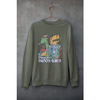 Dungeons & Dinosaurs Unisex Sweatshirt — Olive
