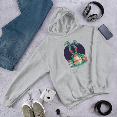 Easter Alien Unisex Hooded Sweatshirt