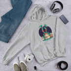 Easter Alien Unisex Hooded Sweatshirt — Grey