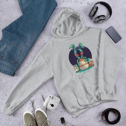 Easter Alien Unisex Hooded Sweatshirt