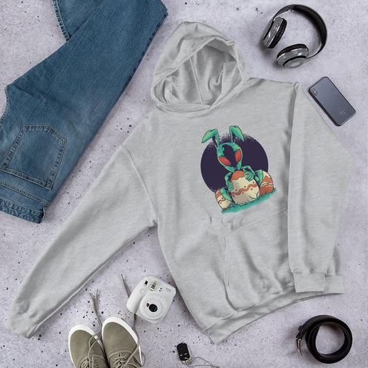 Easter Alien Unisex Hooded Sweatshirt