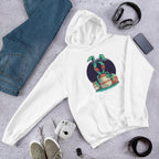 Easter Alien Unisex Hooded Sweatshirt — White
