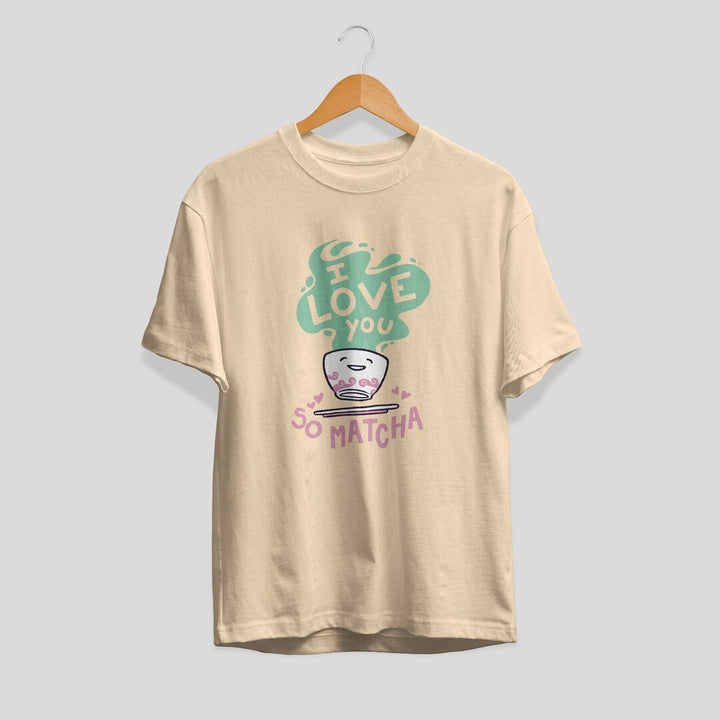 Cute Matcha Tea Unisex Half Sleeve T-Shirt
