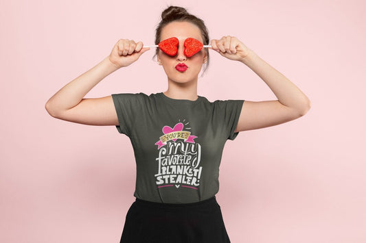 Blanket Stealer-  Valentines Half Sleeve Unisex T-Shirt