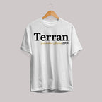 Terran Unisex Half Sleeve T-Shirt — White