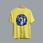 Flat Earth Half-Sleeve T-Shirt — Yellow