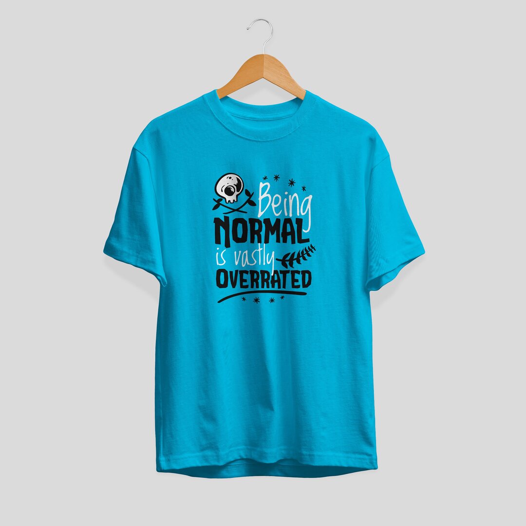 Normal is Overrated Half-Sleeve T-Shirt — Men