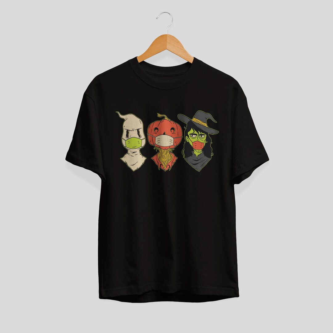 Halloween Creatures 2020 Unisex Half Sleeve T-Shirt