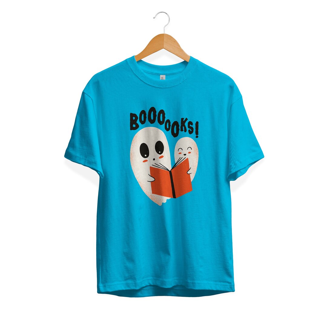 Scary Books Half Sleeve T-Shirt — Men