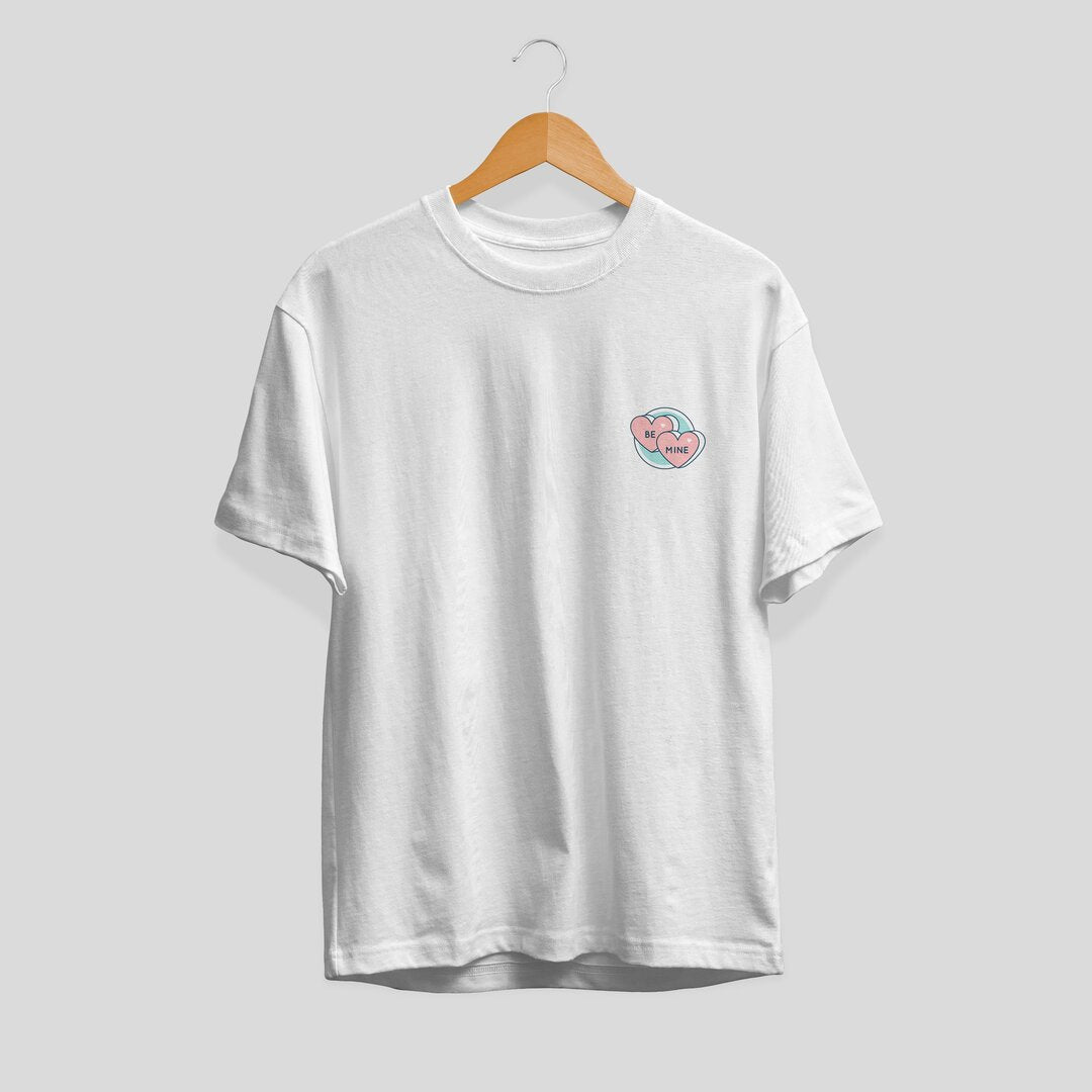 Be Mine Half Sleeve Unisex T-Shirt #Pocket-design