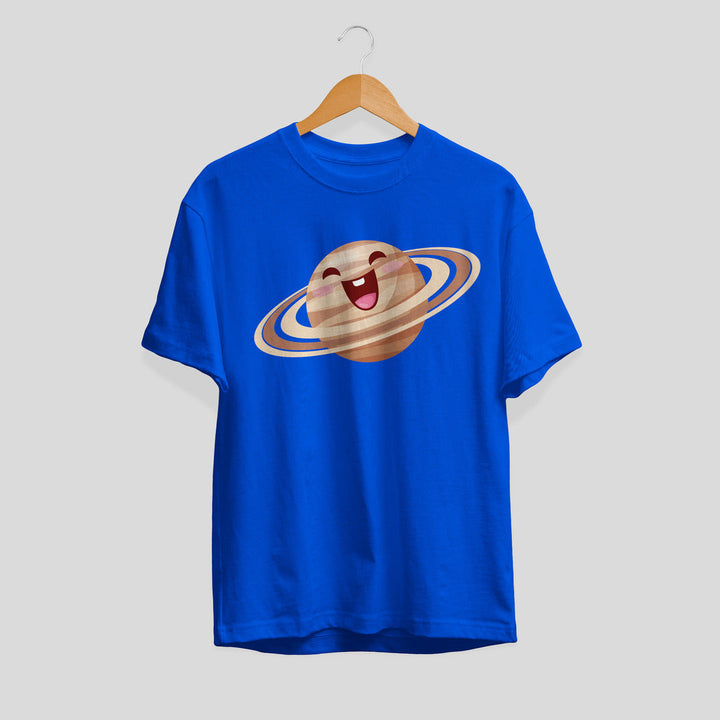 Saturn Cartoon Unisex Half-Sleeve T-Shirt #Plus-sizes