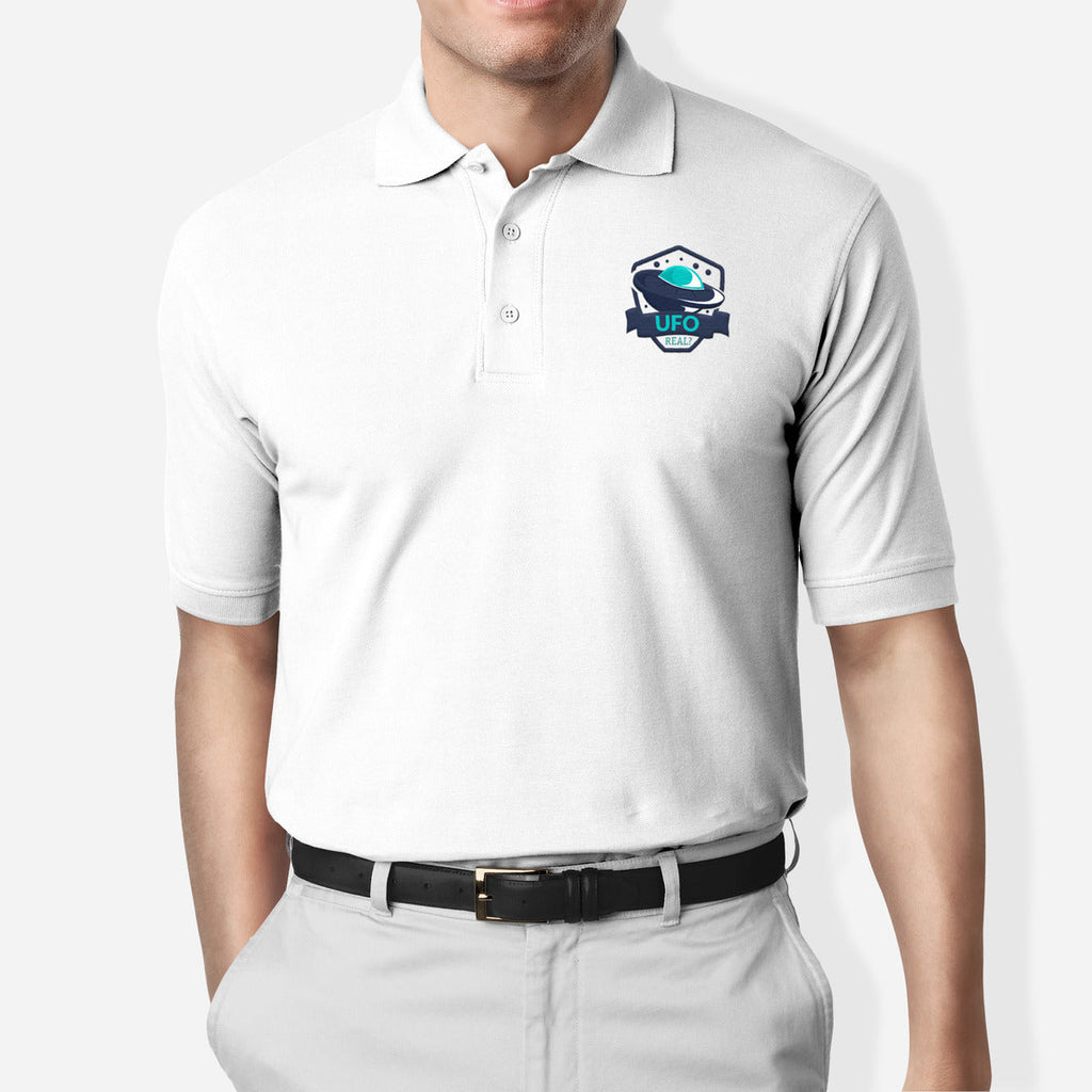 UFO Real? Polo T-Shirt — White