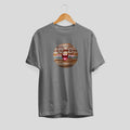 Jupiter Cartoon Unisex Half-Sleeve T-Shirt — Grey