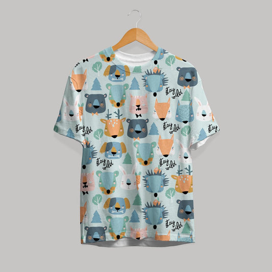 Stay Wild Pattern T-Shirt