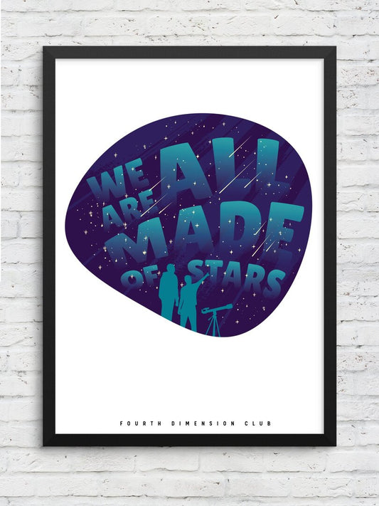 Stargazing Framed Poster