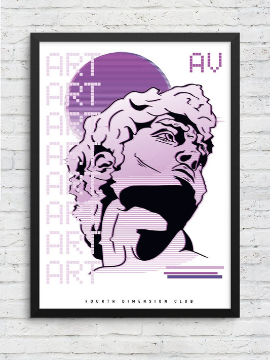 Vaporwave Art Framed Poster
