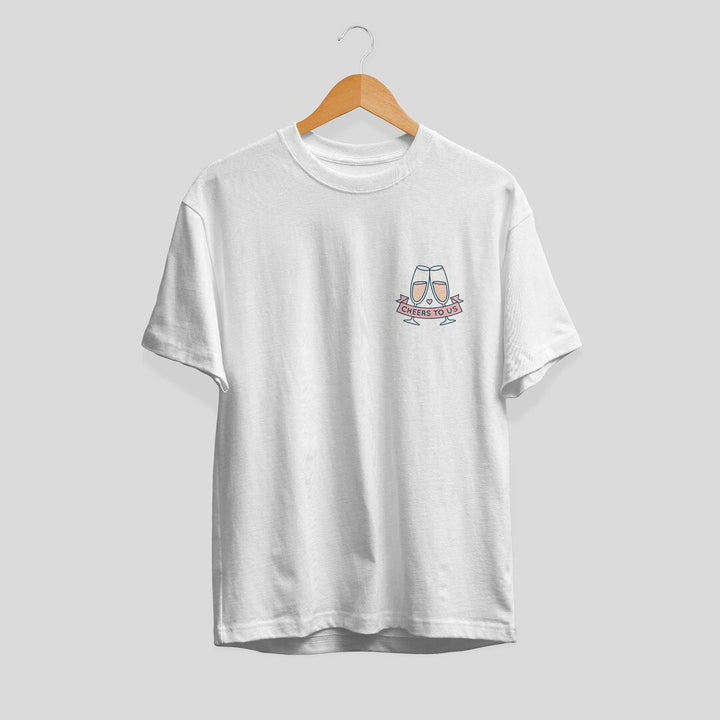 Cheers To Us Half Sleeve Unisex T-Shirt #Pocket-design