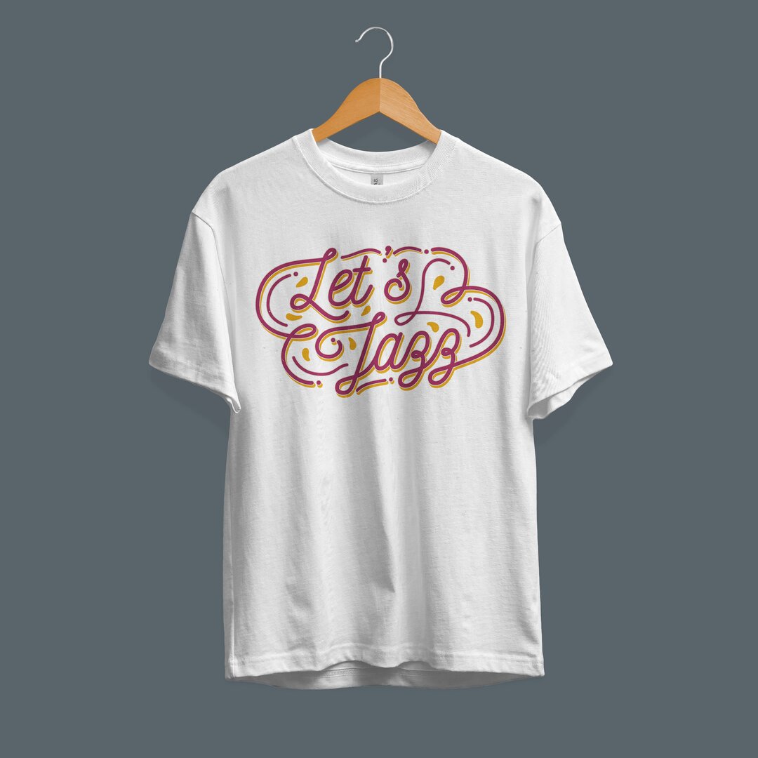 Let's Jazz Half Sleeve T-Shirt — Men