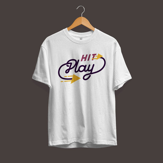 Hit Play Half Sleeve T-Shirt