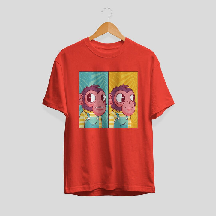 Awkward Monkey Half Sleeve T-Shirt