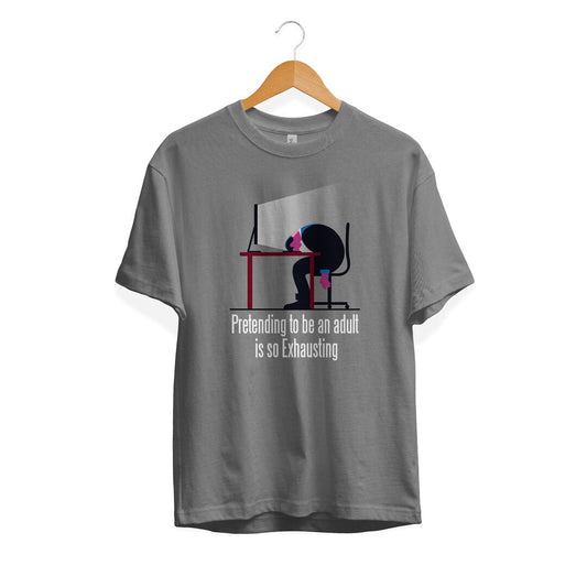 Pretending To Be An Adult Half Sleeve Unisex T-Shirt #Plus-sizes