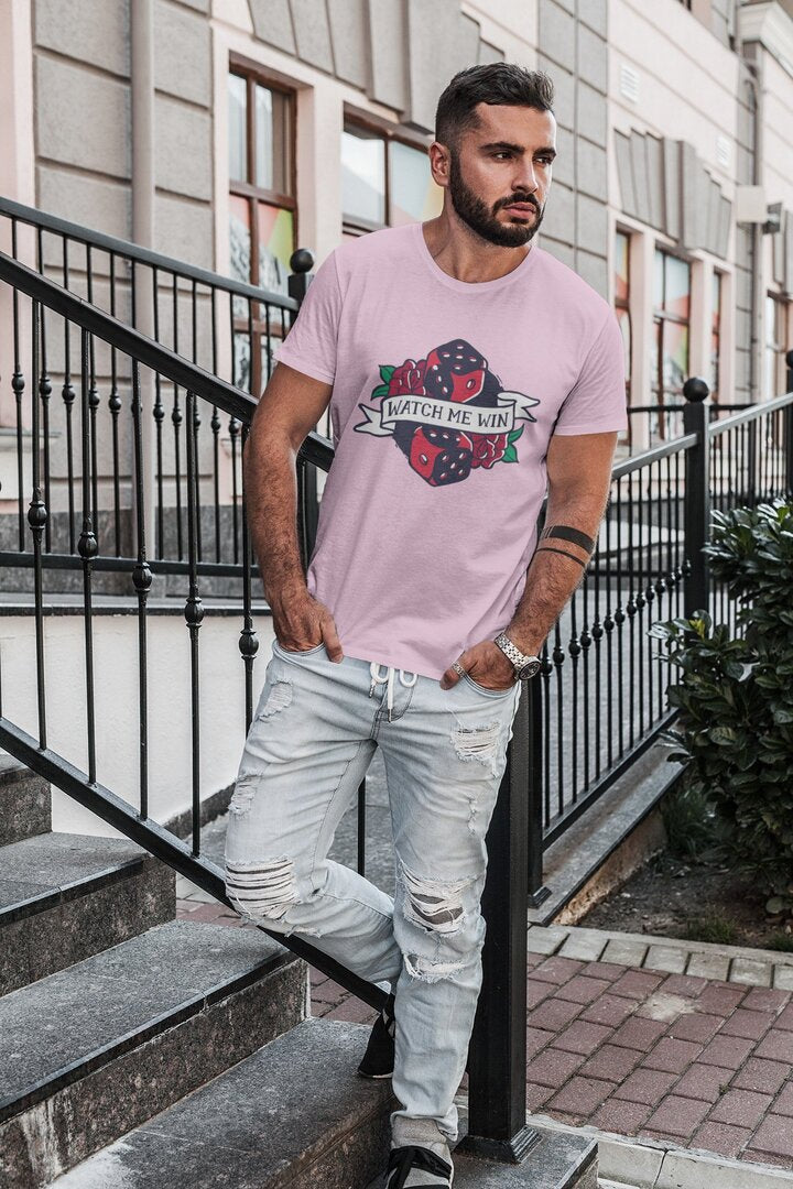 Watch Me Win Half Sleeve T-Shirt — Men
