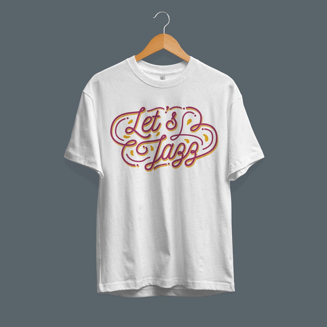 Let's Jazz Half Sleeve Unisex T-Shirt #Plus-sizes