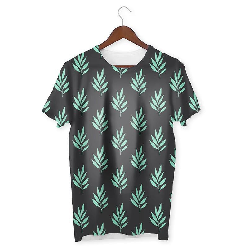 Leaves Pattern T-Shirt