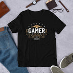 Forever Gamer Men/Unisex Half Sleeve T-Shirt — Black