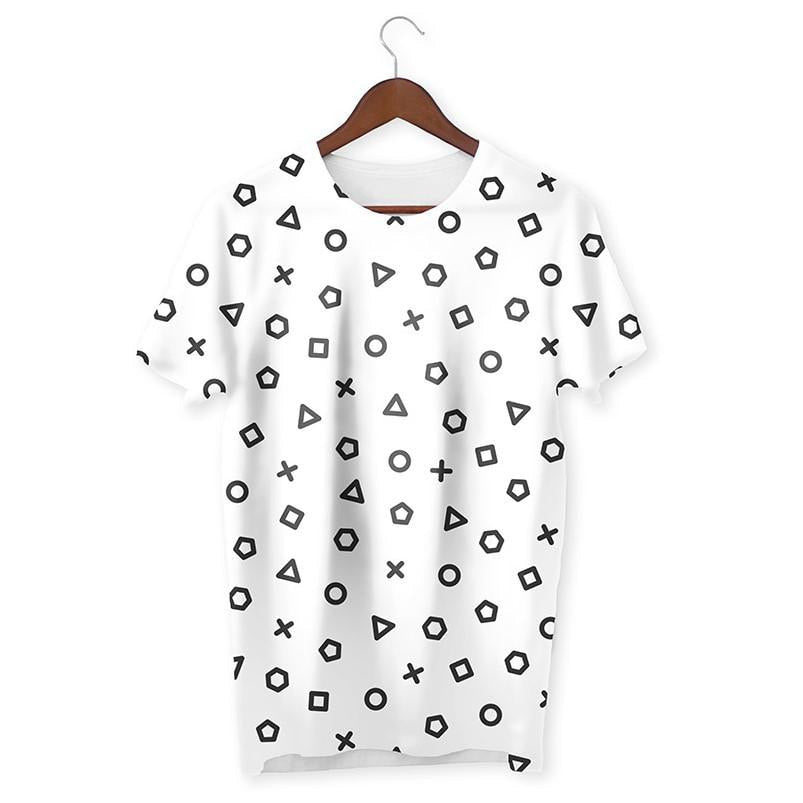Geometric Pattern T-Shirt