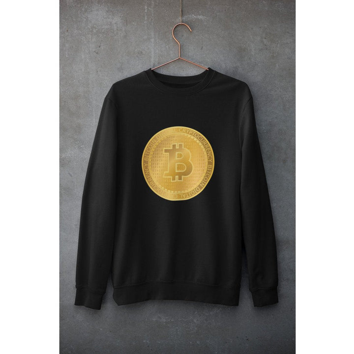 Golden Bitcoin Unisex Sweatshirt