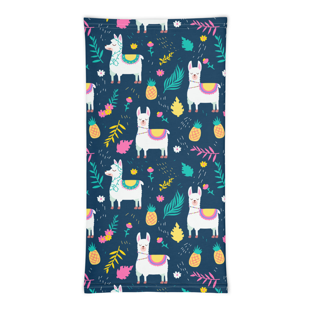Happy Llama Neck Gaiter