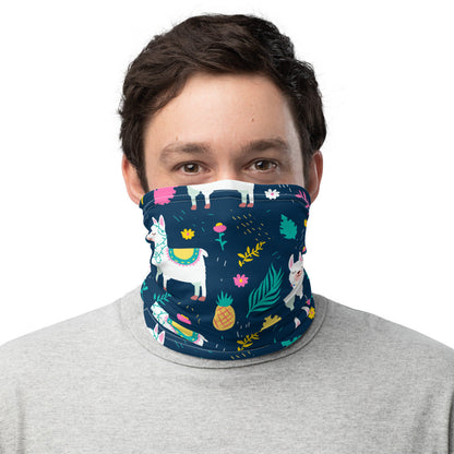 Happy Llama Neck Gaiter