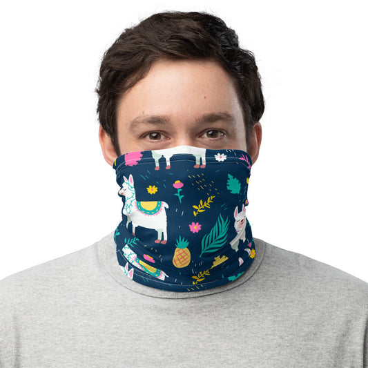 Happy Llama Neck Gaiter