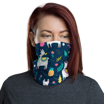 Happy Llama Neck Gaiter