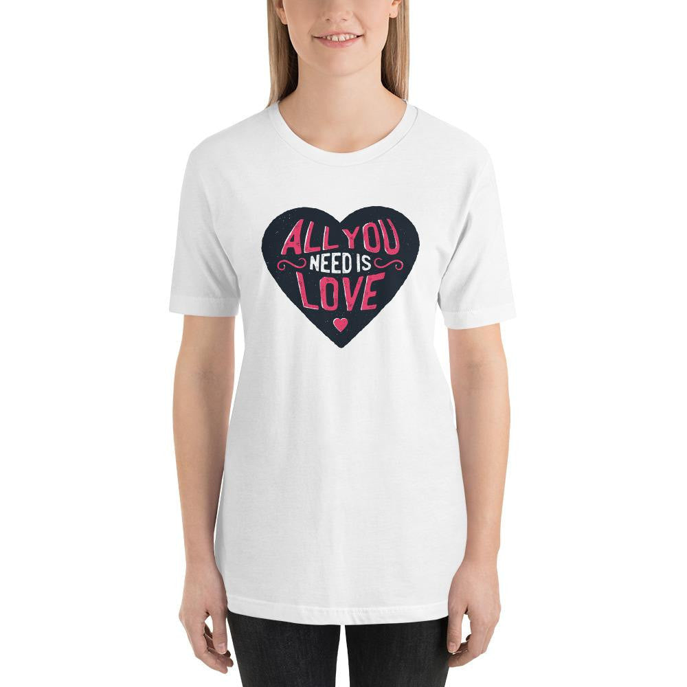 All You Need Is Love Half Sleeve T-Shirt