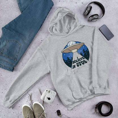 Alien spaceship Unisex Hooded Sweatshirt
