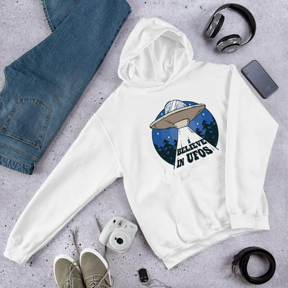 Alien spaceship Unisex Hooded Sweatshirt